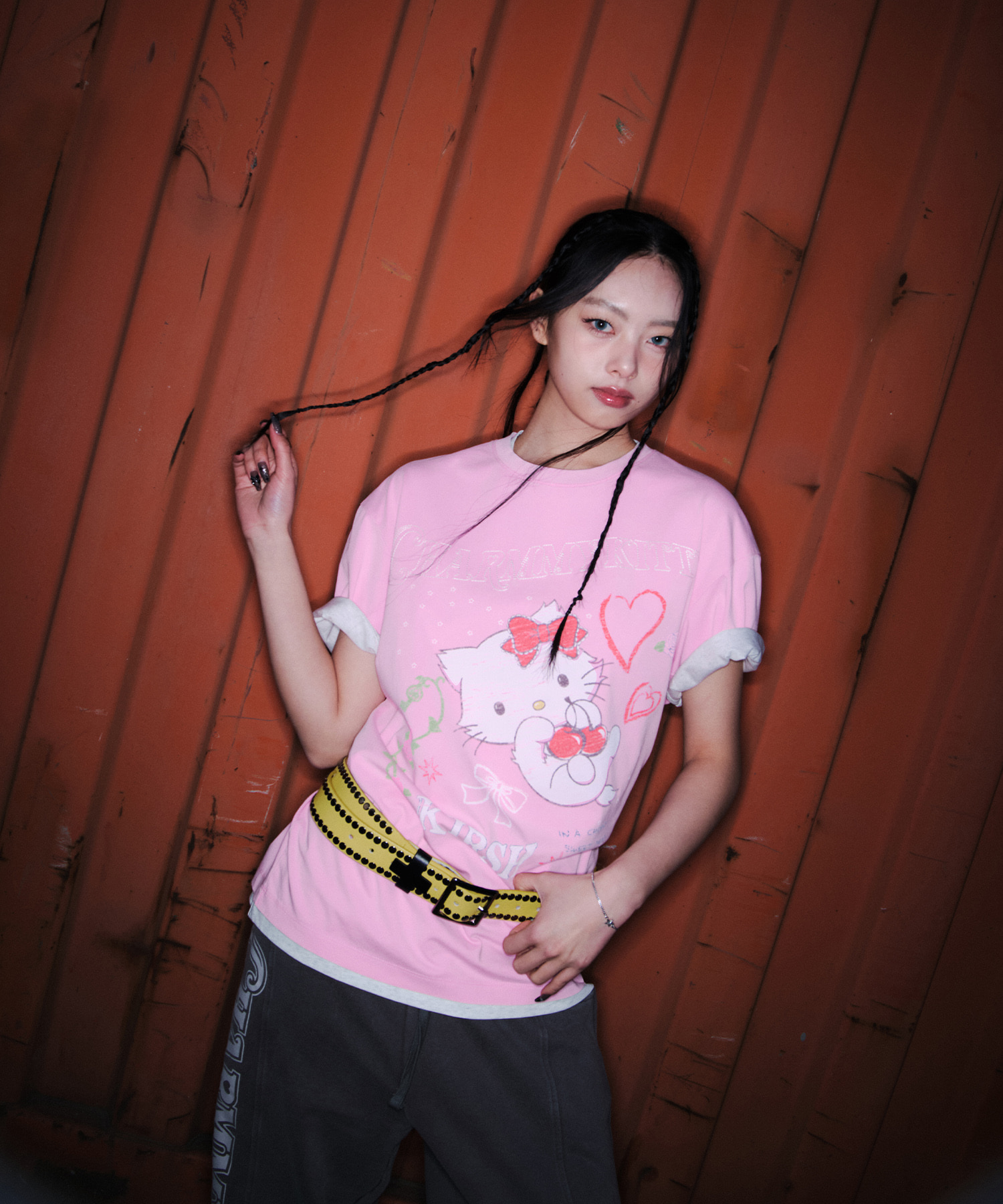 KIRSH X CHARMMYKITTY LOOSE-FIT T-SHIRT