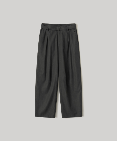 Structure Tencel Slacks (Almost Black)