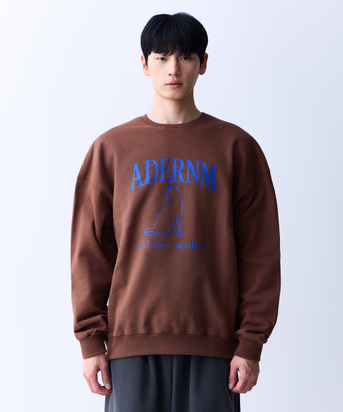 Свитшот AdenM Cats Brown