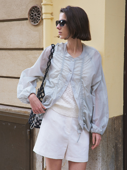 Shirred Drawstring куртка SW6MM705_2color