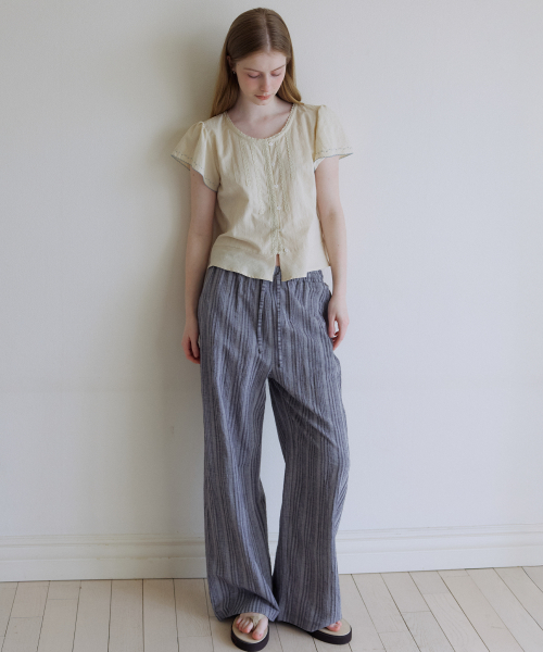 Natural stripe брюки [KNSS08PT02]_Gray