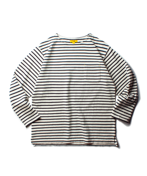 CLASSIC полосатый L/S тиска [IVORY]