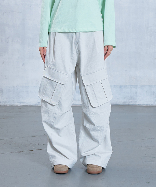 WASHING CARGO DOUBLE брюки IN IVORY