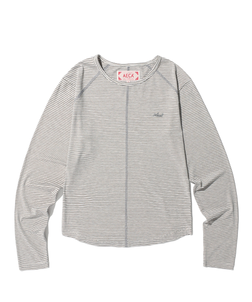 (Woman) AECA SLIM S/T LONG SLEEVE-чёрный