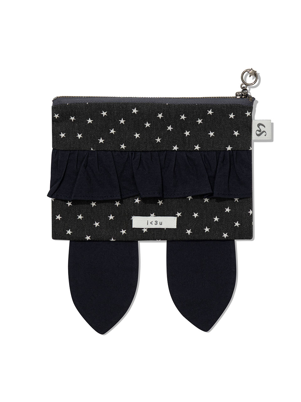 RABBIT STAR POUCH(уголь)