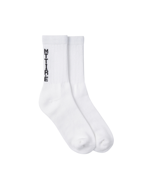 Basic Logo Socks / White,Black