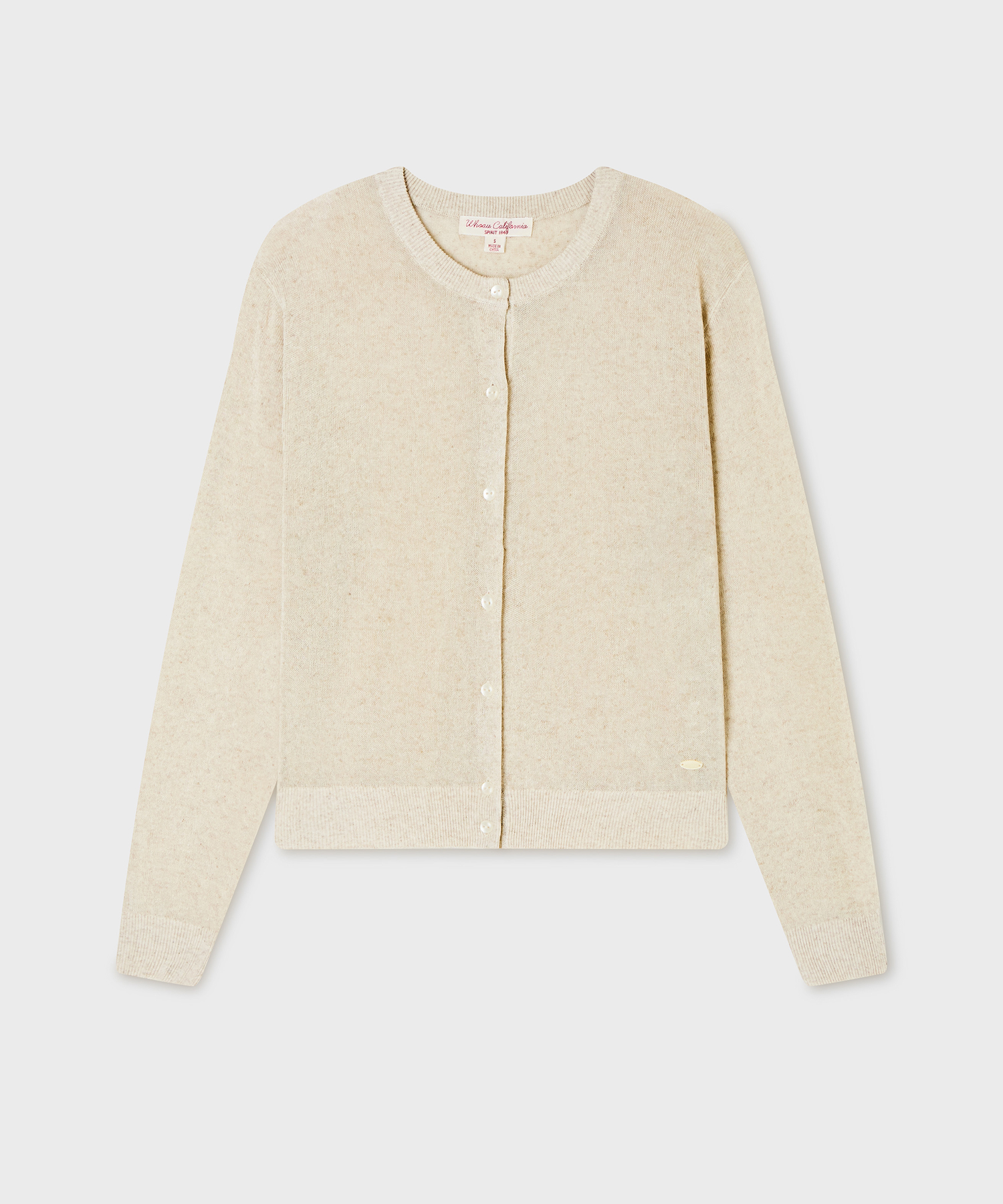 Linen Blend Plain кардиган / WHCKG2524F