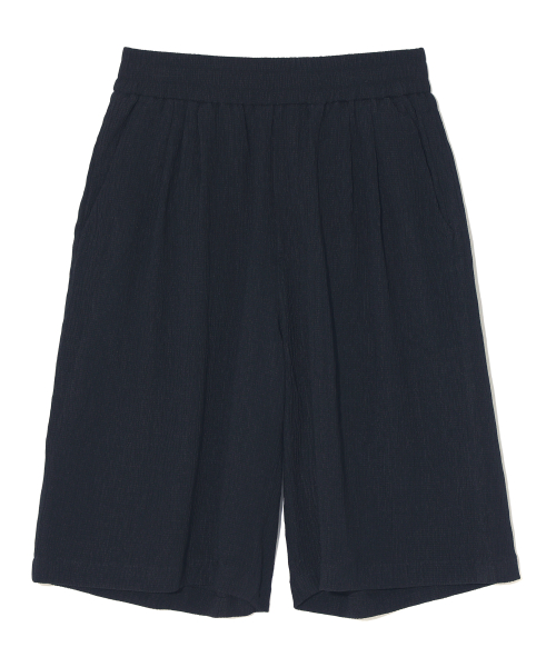 Плиссированные брюки на резинке LQ2PU400_BLACK