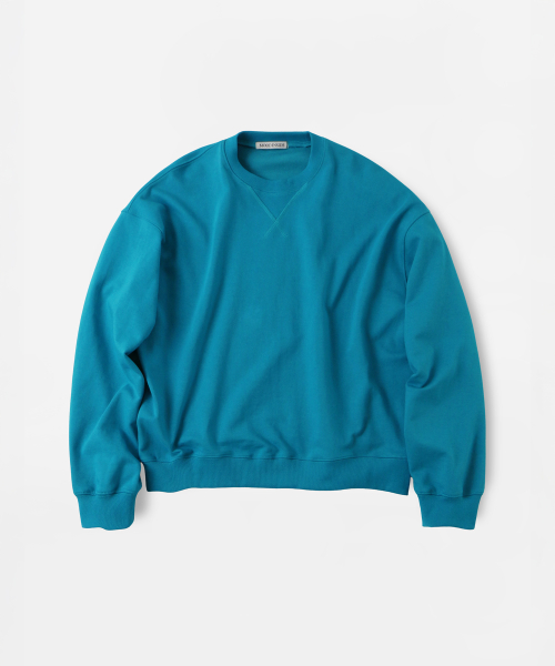 Свитшот полукроп Teal Blue