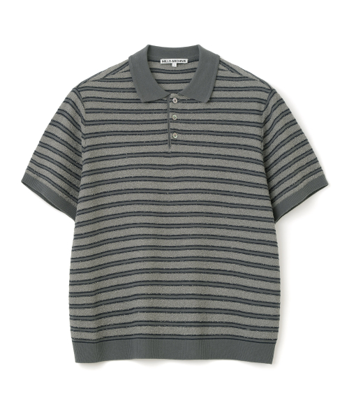 Трикотажный пуловер с воротником Charcoal Gray