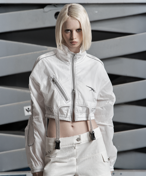 Укороченная ветровка Atom Tech White