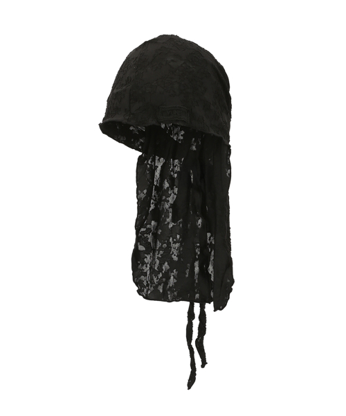 Lace Wrap Turban_[Black]