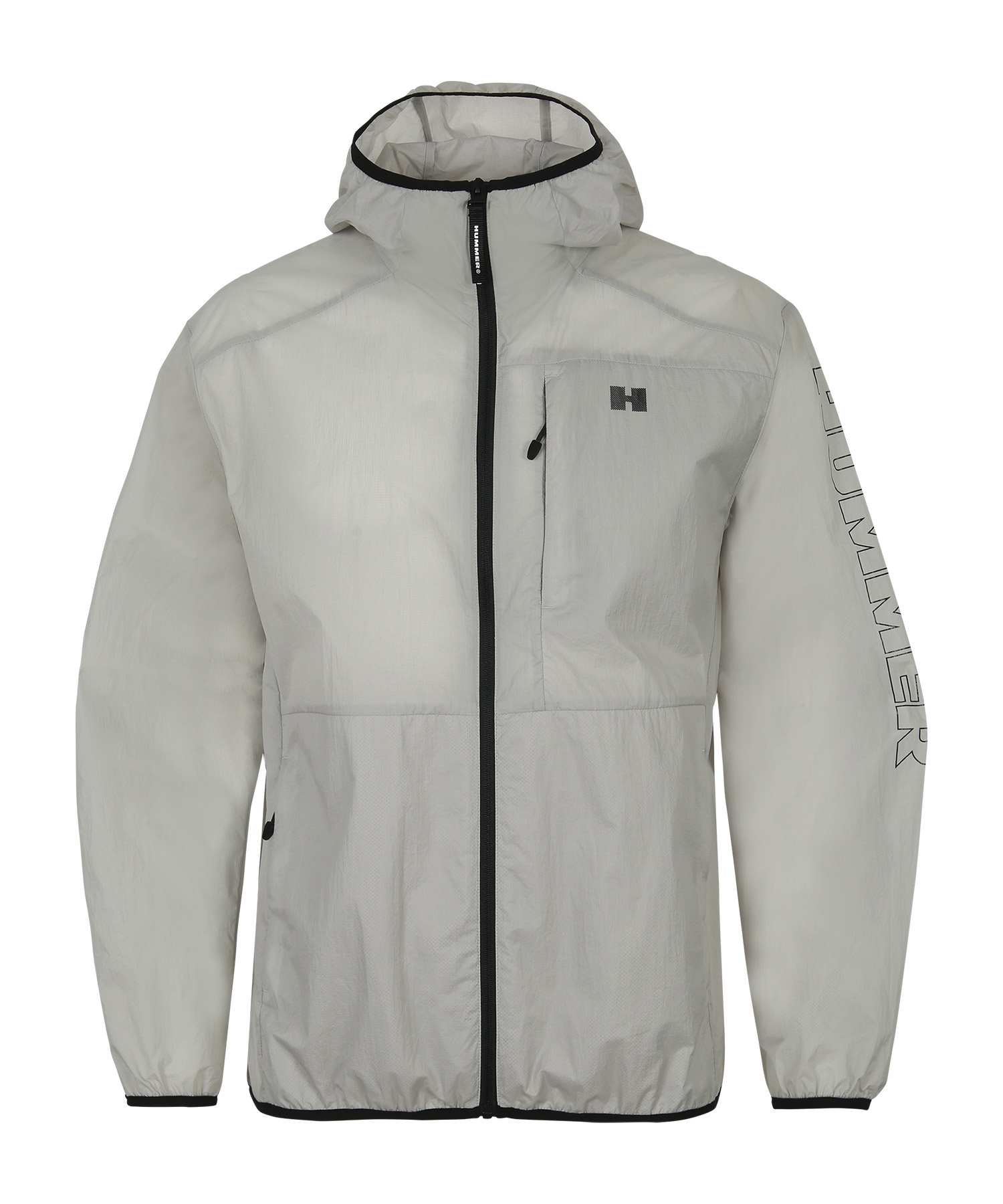 H3 нейлоновая лёгкая ветровка Light Grey