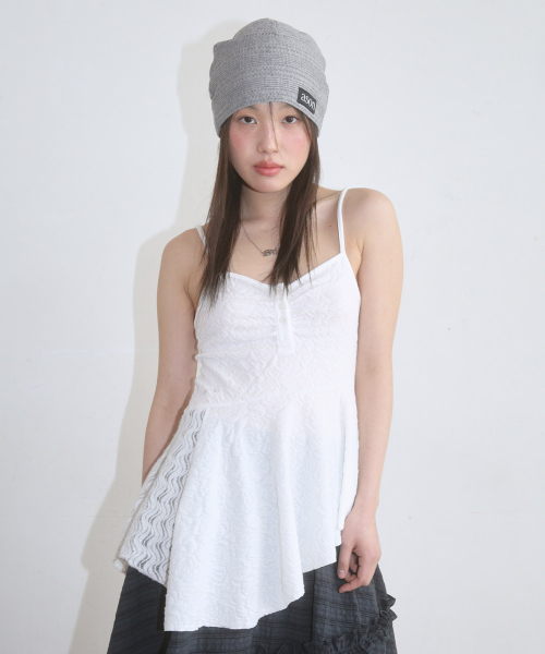 PETAL SLEEVELESS / белый