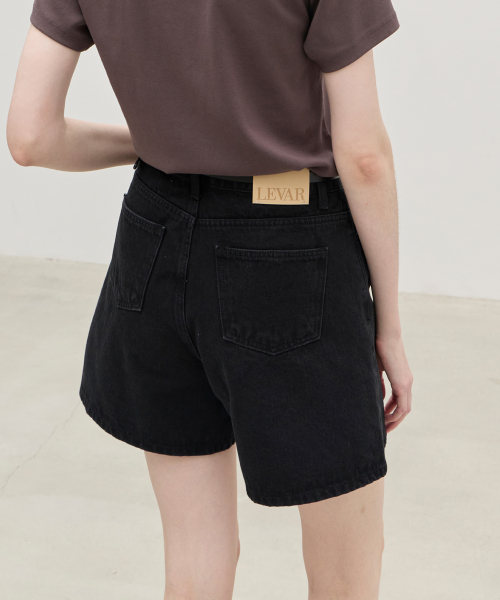Classic Staple Denim шорты - черный