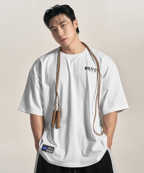 BRNTW LOGO T-SHIRTS [WHITE]