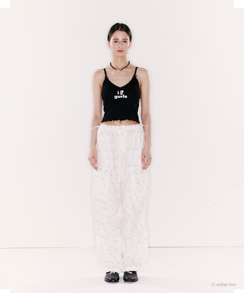 ESTHER BUNNY X AS IF CALIE BUNNY GURLS SLEEVELESS черный