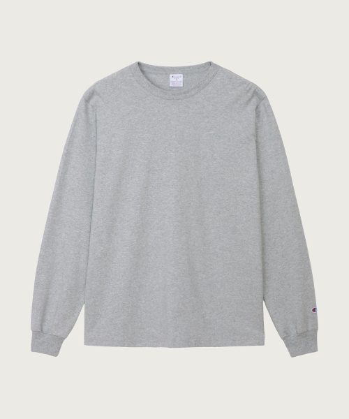 T1011 헤비웨이트 래글런 롱슬리브 티셔츠 Grey (Made in USA)