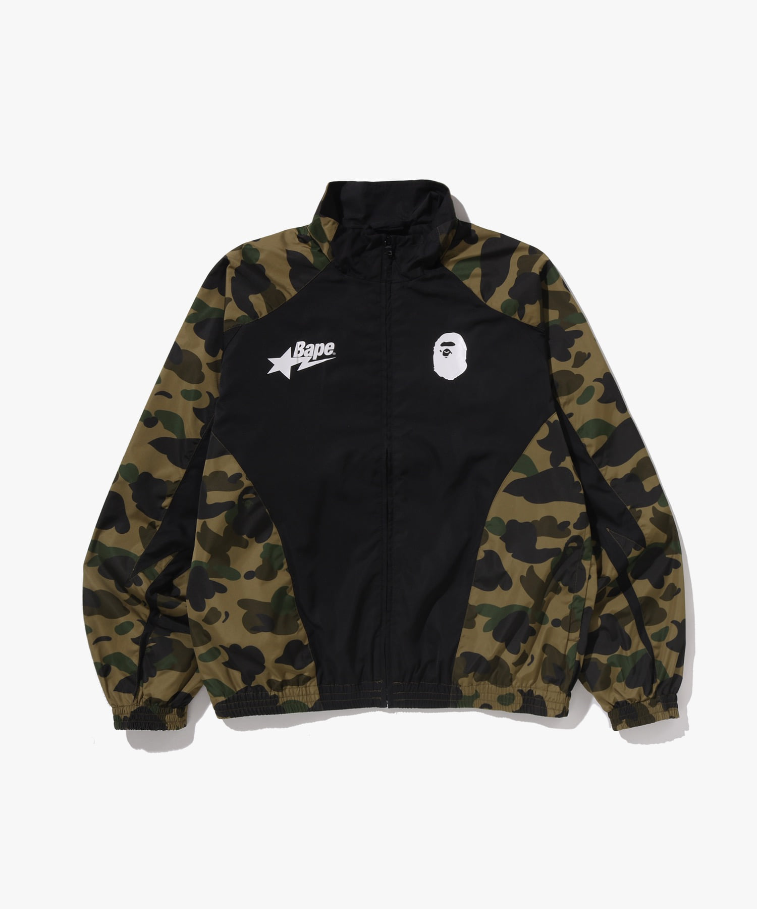Трековая куртка First Camo с воротником-стойкой (M) GREEN