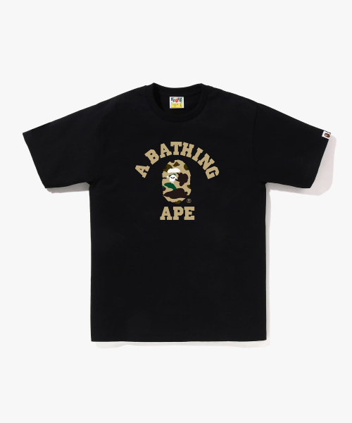 퍼스트 카모 콜리지 티셔츠(M) BLACK/YELLOW — Main product photo