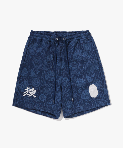 Свободные свит-шорты Japanese Indigo Art Camo (M) INDIGO