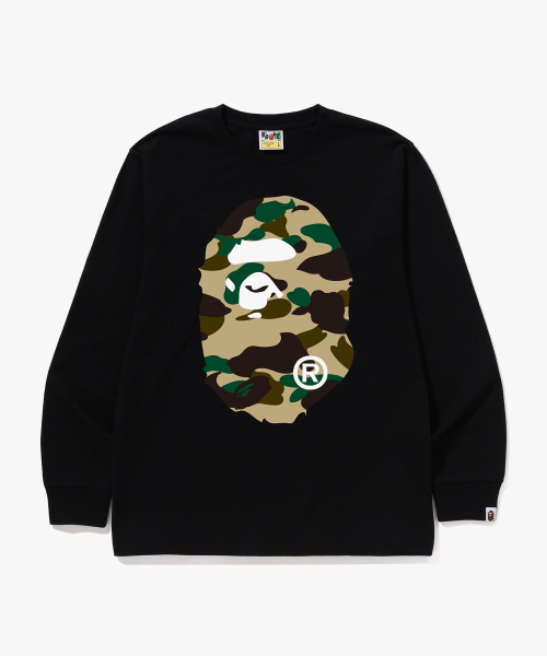 Лонгслив First Camo Big Ape Head (M) BLACK/YELLOW