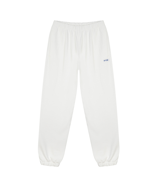 Basic Jogger Sweatpants / White