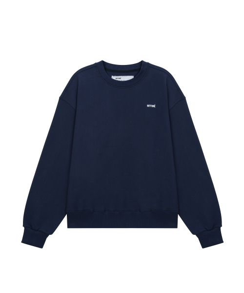 BASIC LOGO SWEATSHIRT / NAVY