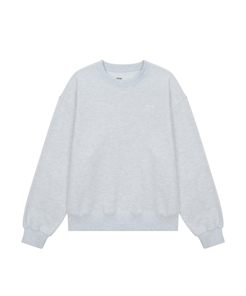 BASIC LOGO SWEATSHIRT / LIGHT GRAY