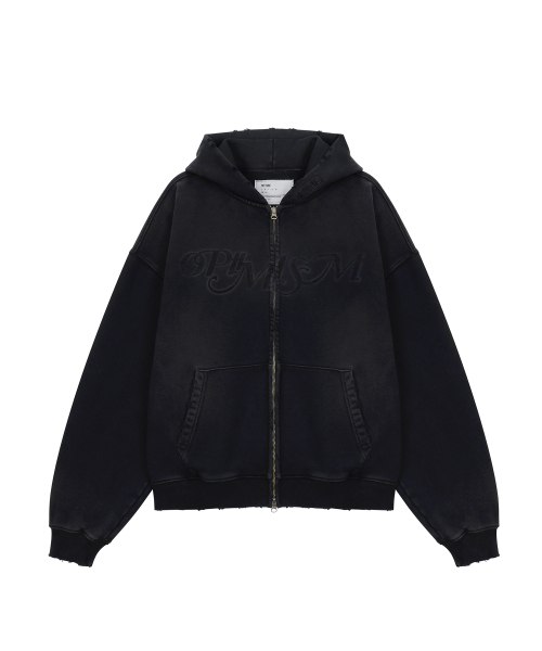 OPTIMISM VTG WASHED 2WAY ZIP-UP / BLACK
