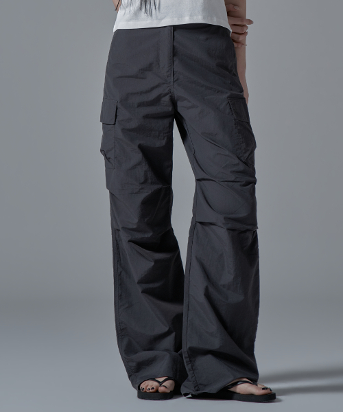 Нейлоновые брюки карго W1142 (Charcoal)