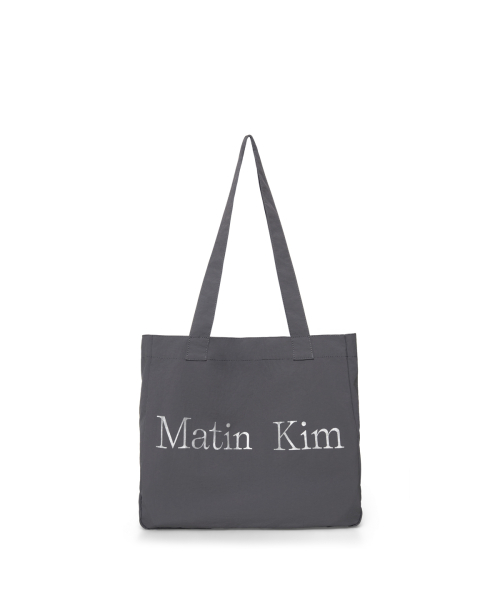 MATIN FABRIC BIG ECOBAG IN CHARCOAL