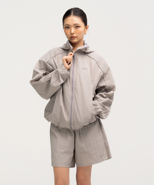 STUDDED WINDBREAKER (L/GREY)