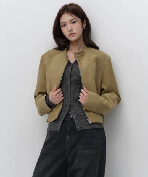 Khakipoint Tweed Jacket 韓国 musinsa ジャケット KHAKIPOINT (カーキ