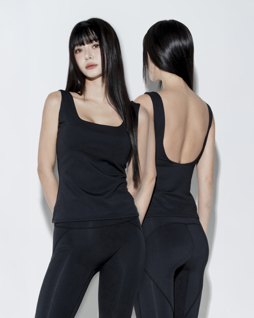 Базовый топ с открытой спиной и поддержкой - Black (S/M/L)