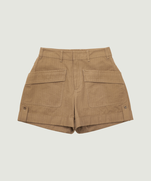 FIELD POCKET SHORTS (BEIGE)