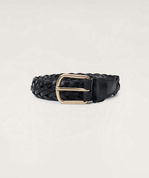 넛넛 Paloma Weaving Belt - BLACK