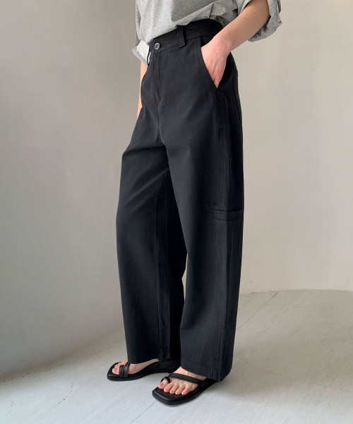 Side Pocket Cotton Pants (5colors)