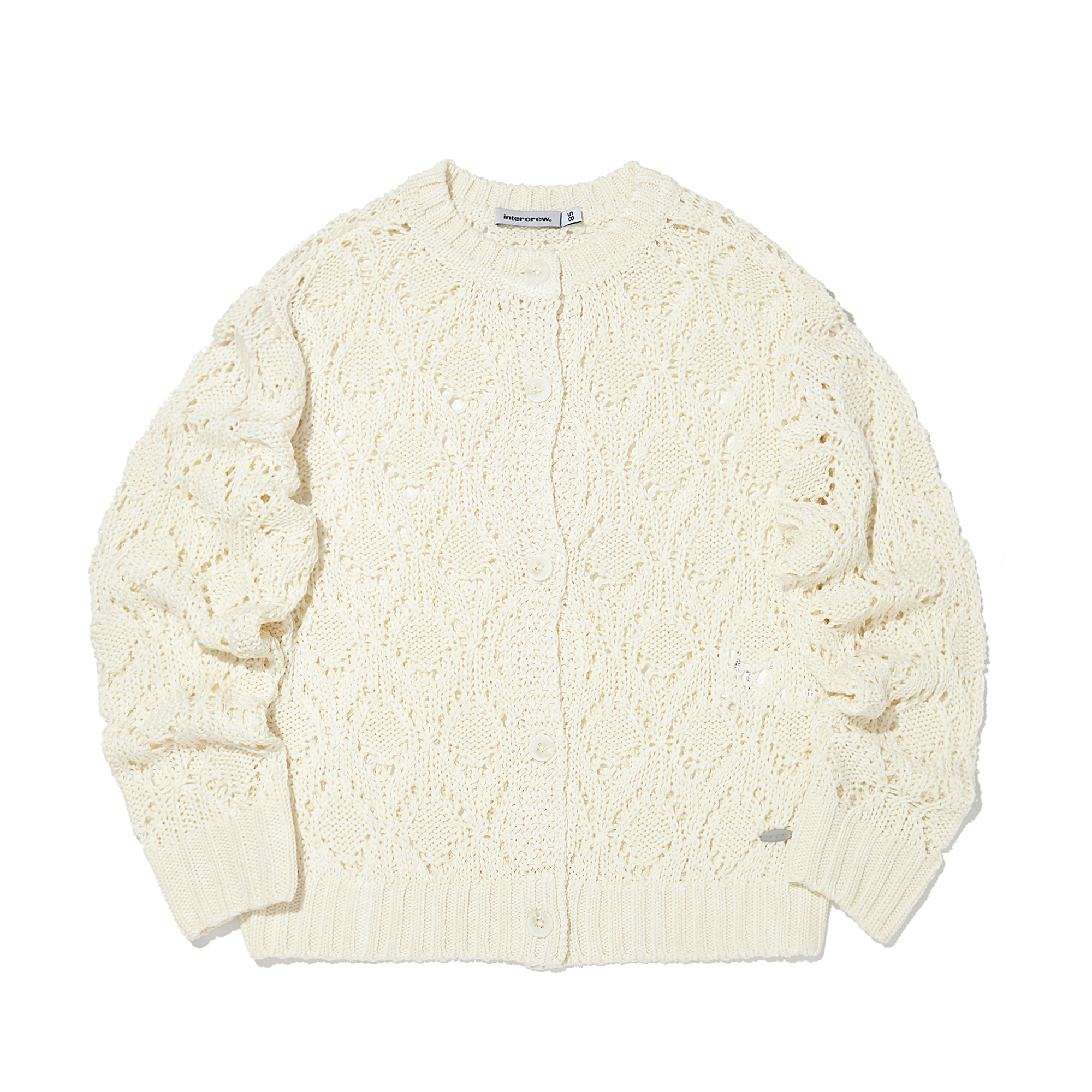 Женский ажурный кардиган Cream ITA2WC51ACM