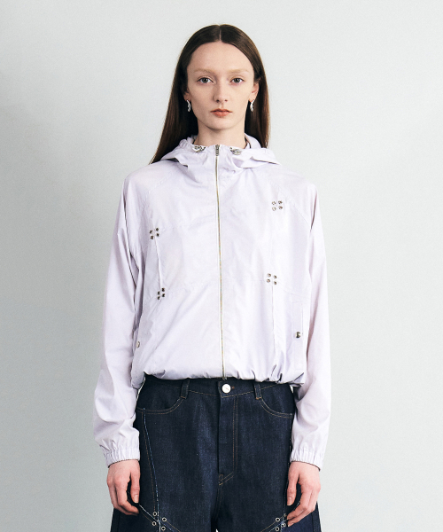 Легкая ветровка Signature Low Cut Eyelet (light gray)