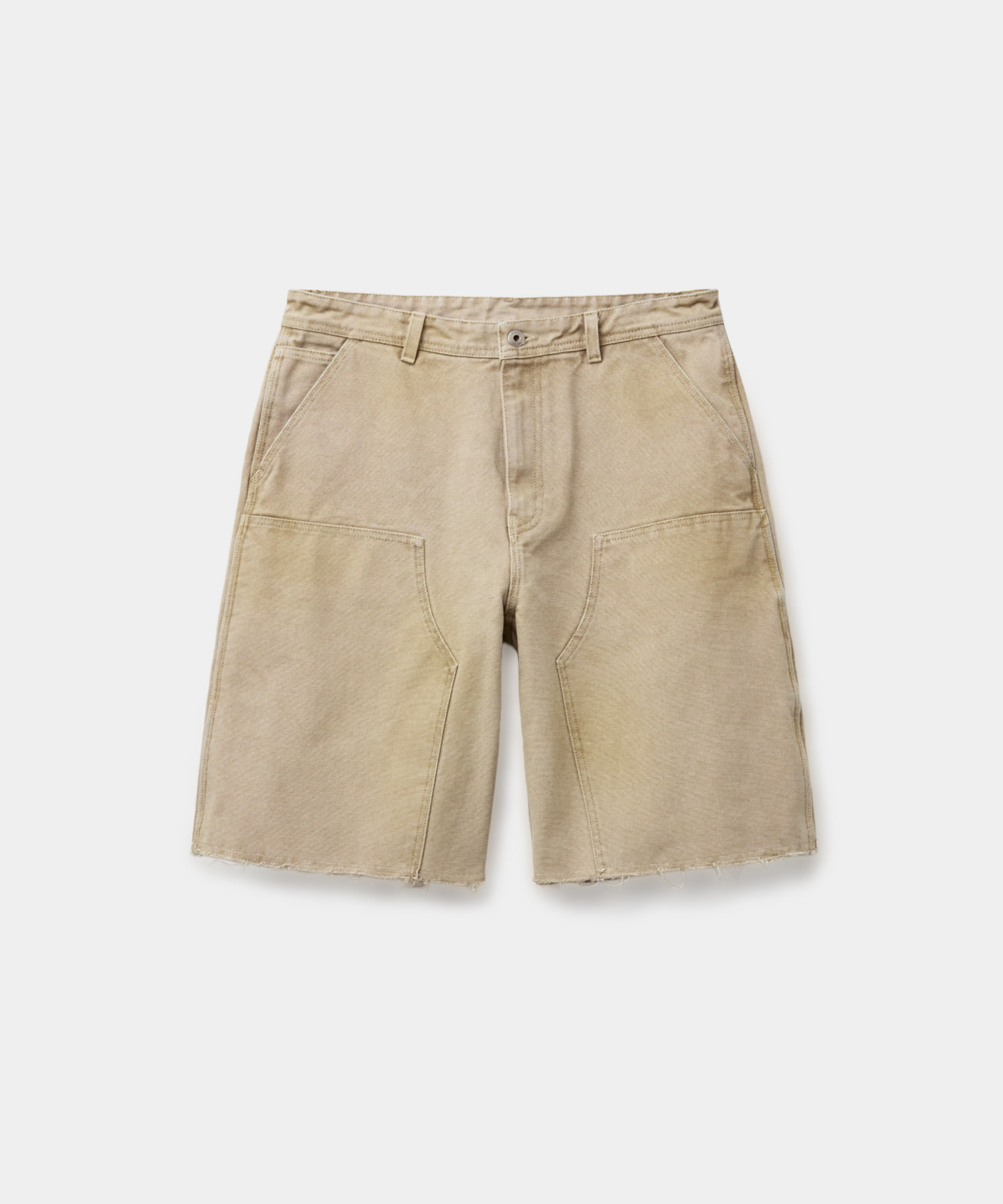 Бермуды дабл-ни Overdyed (Washed Beige)