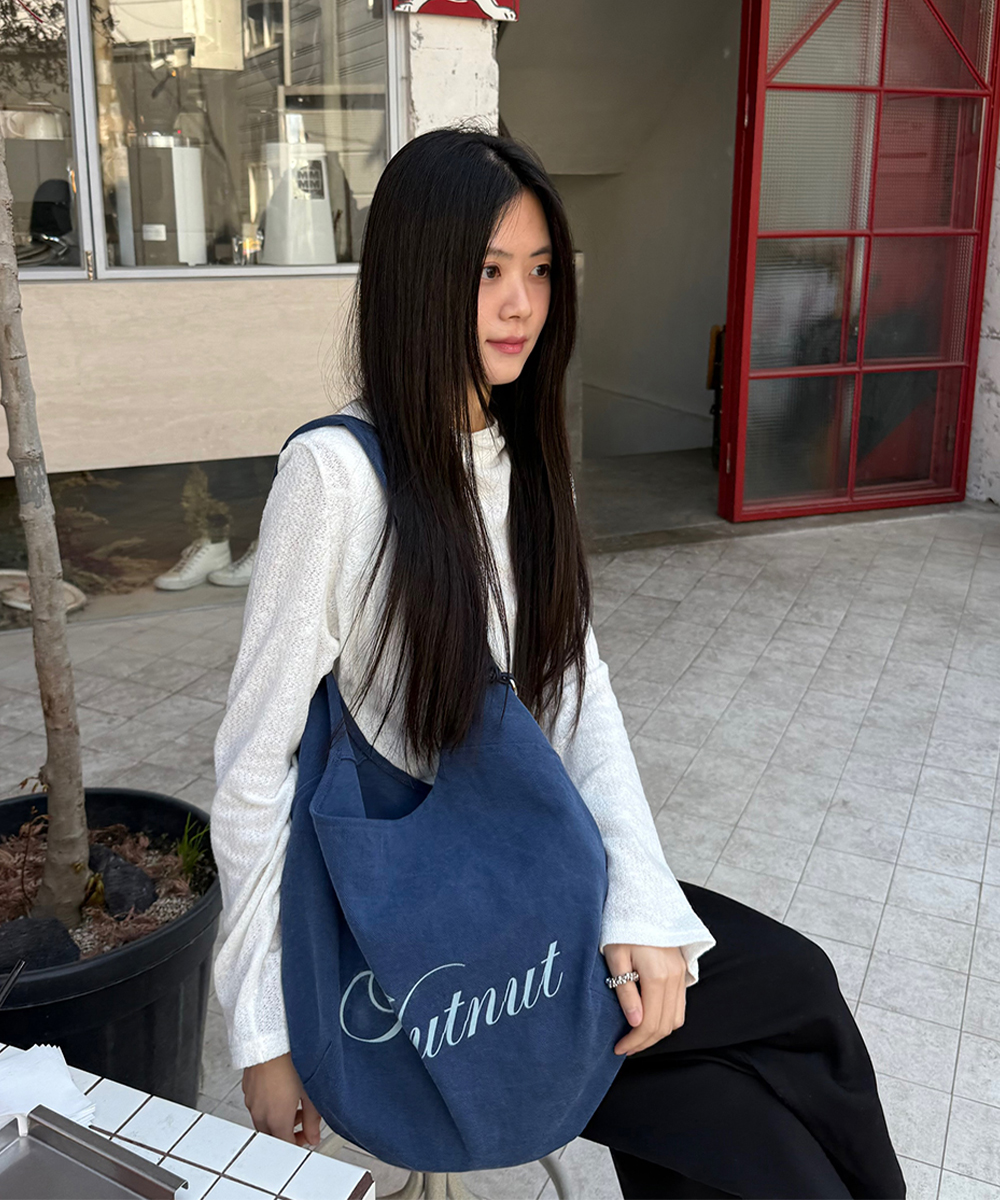 Hobo Shoulder Bag - NAVY