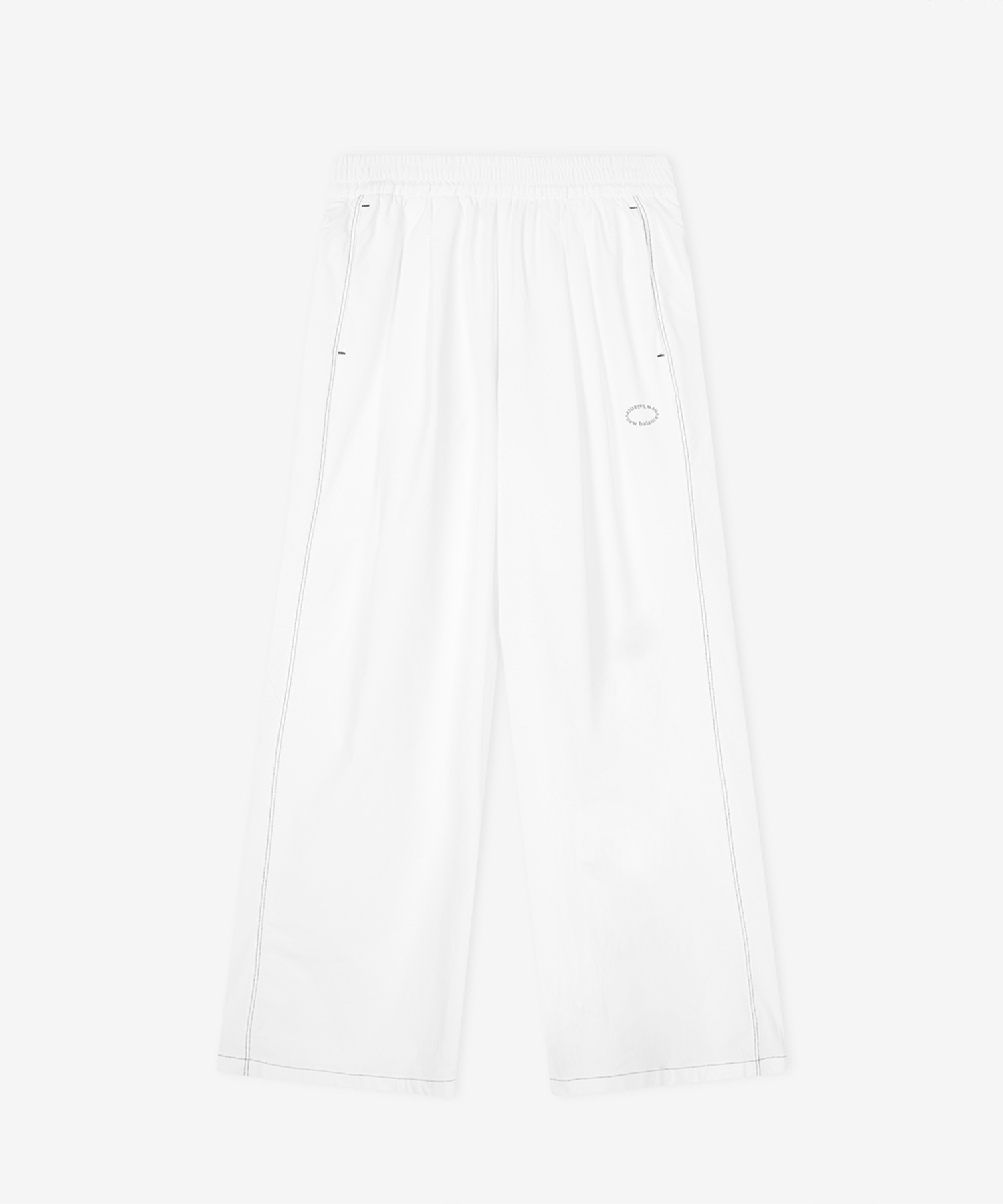 NBNTG3W612 / Женские эластичные широкие брюки FROZEN (WHITE)
