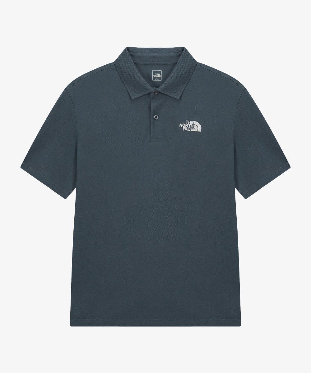 Мужское поло Como с коротким рукавом NT7PS00B SMOKE BLUE
