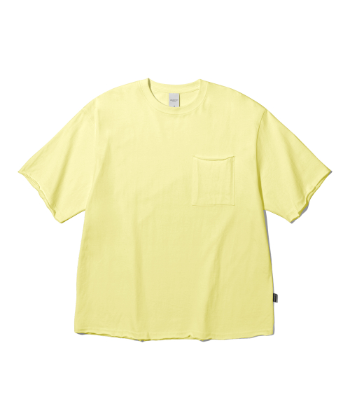 Кроп-футболка Cut Off Box (Lemon)