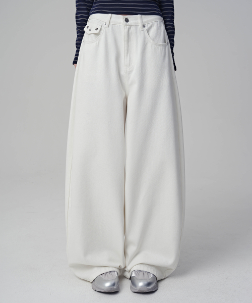 Джинсы Western со стразами WHITE