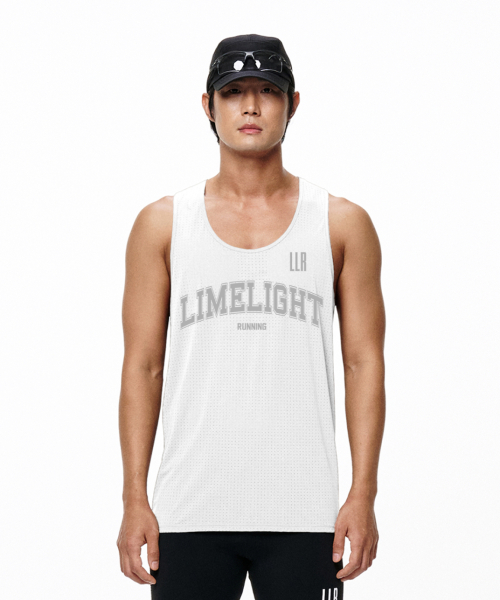 Майка LLR с арочным лого (White/Grey)