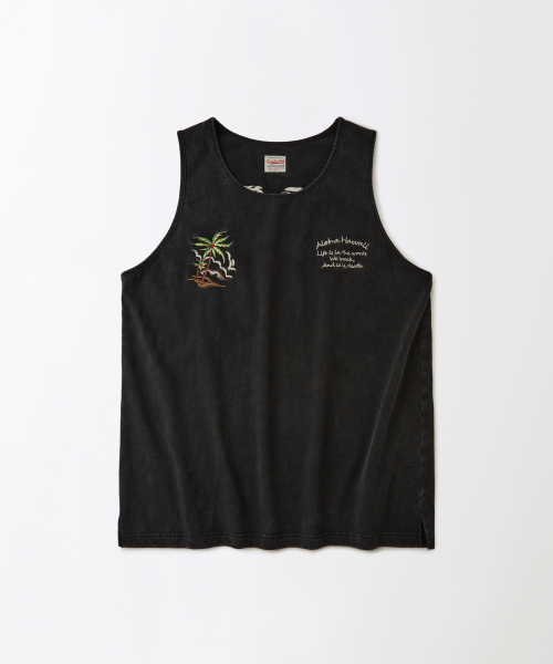 MIL SERIES SLEEVELESS(ALOHA)_VINTAGE CHARCOAL