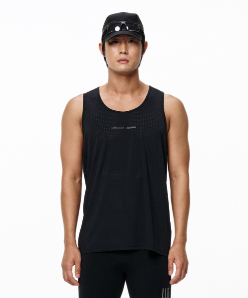 LLR Беговая майка с логотипом (Black/Grey)