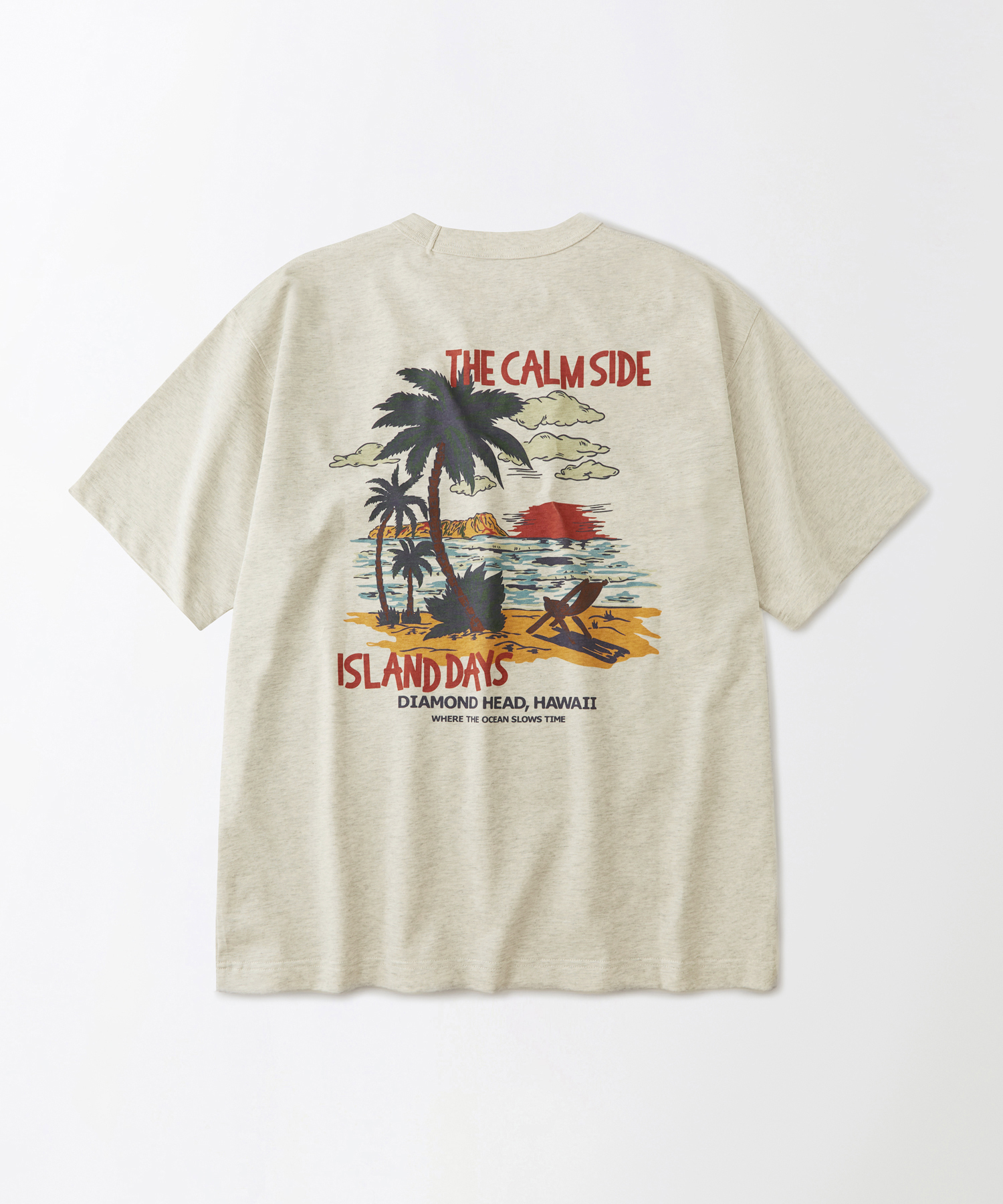 Футболка V.S.C TEE(THE CALM SIDE) 1% Oatmeal